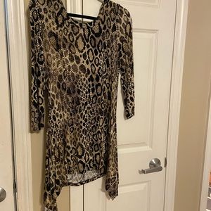 Snakeskin Print Tunic